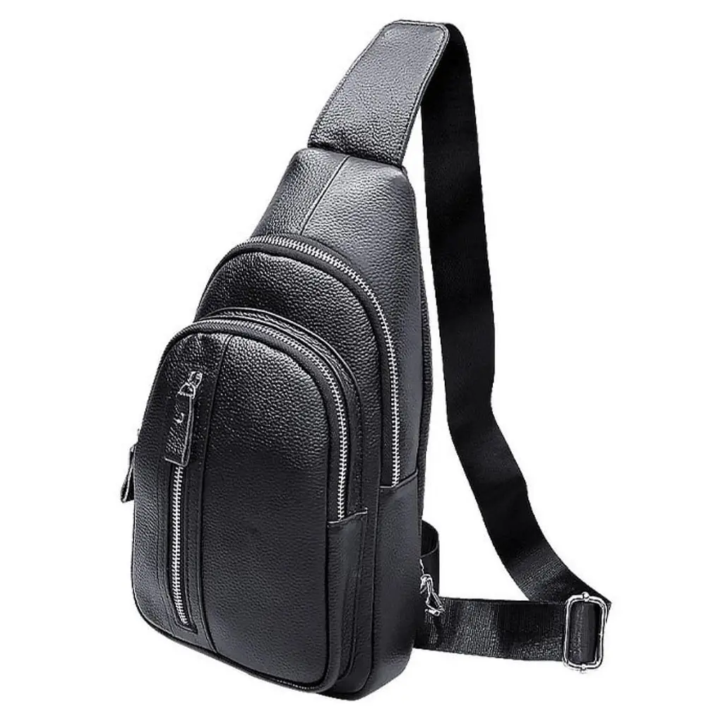 Сумка на одну шлейку чорна Tiding Bag FL-A25F-5055A - фото 6