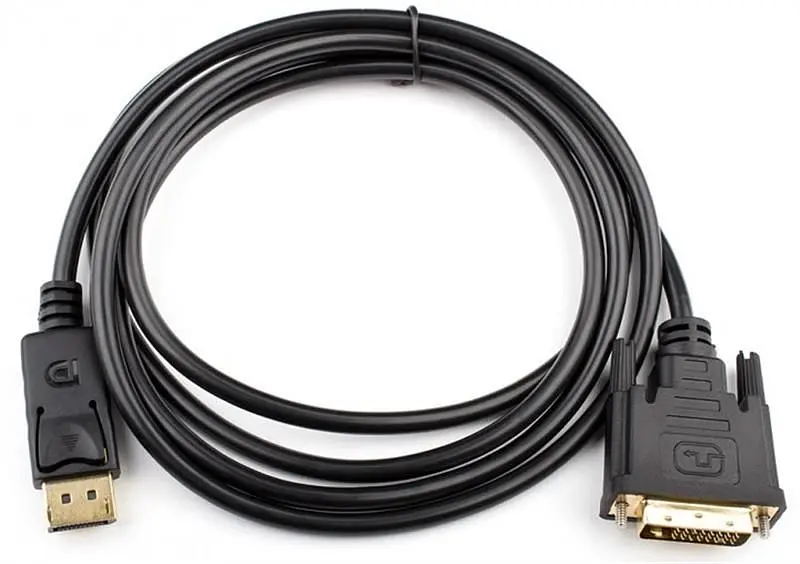 Кабель Atcom DisplayPort - DVI (M/M), 1.8 м, чорний (9504) - фото 2
