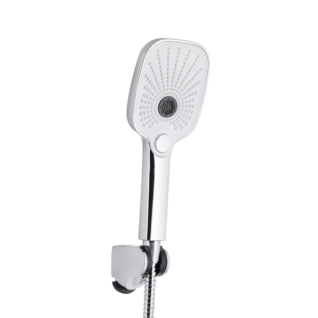 Змішувач для ванни Qtap Gemini (з душовим гарнітуром) QTGEM259CRW45683 Chrome/White - фото 4