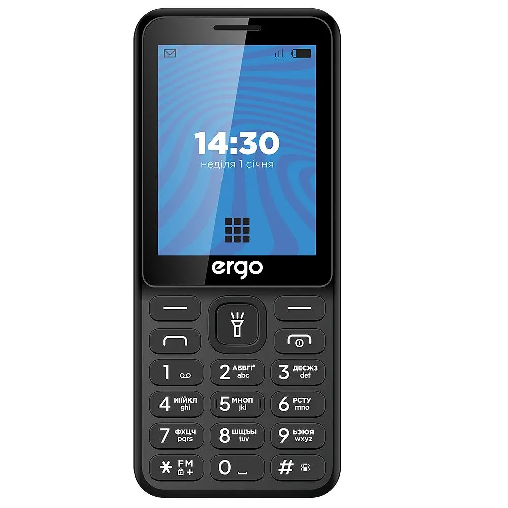 Мобiльний телефон Ergo E284 Dual Sim Чорний - фото 5