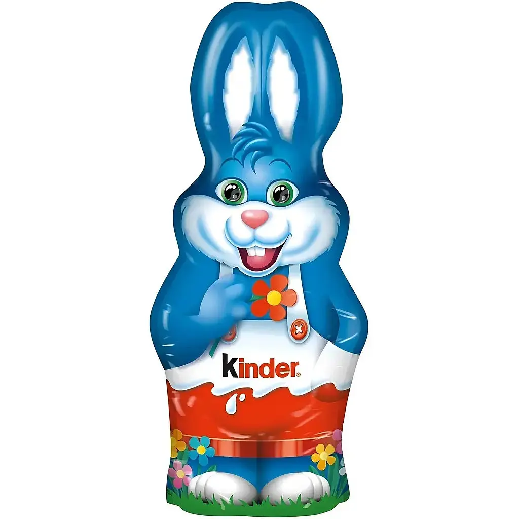 Фігурка шоколадна Kinder Великодній заєць з квіткою 110 г