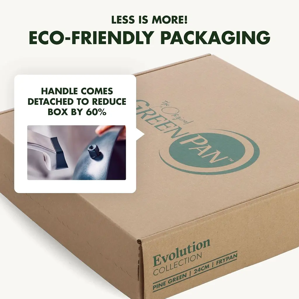 Сковорода GreenPan Evolution 24 см темно-зелена (CC006390-001) - фото 9