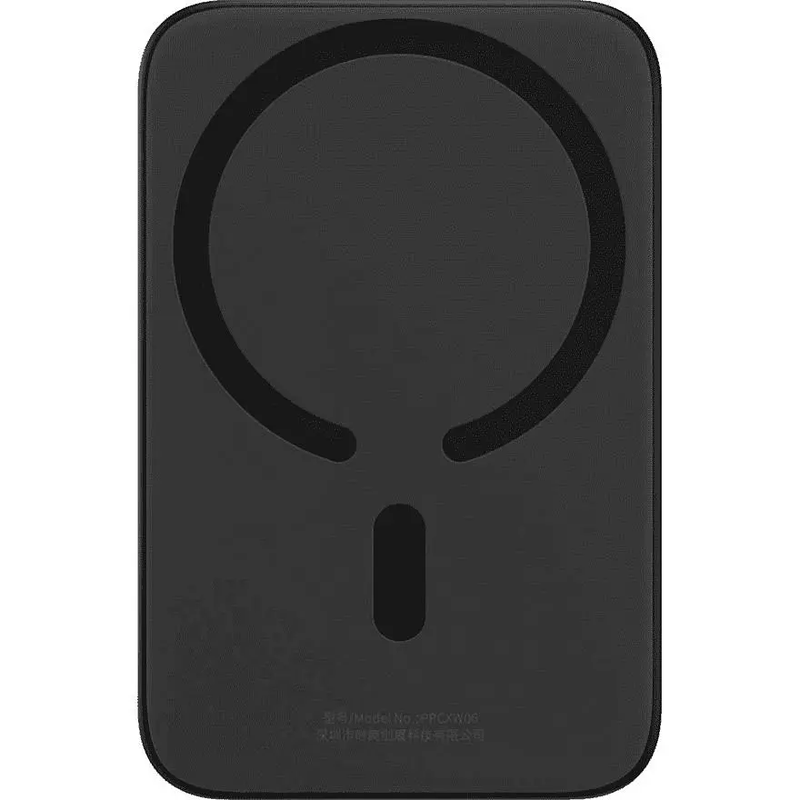 Зовнішній акумулятор Baseus Magnetic Bracket Mini 6000mAh 20W Black (PPCX020001) [101227] - фото 2