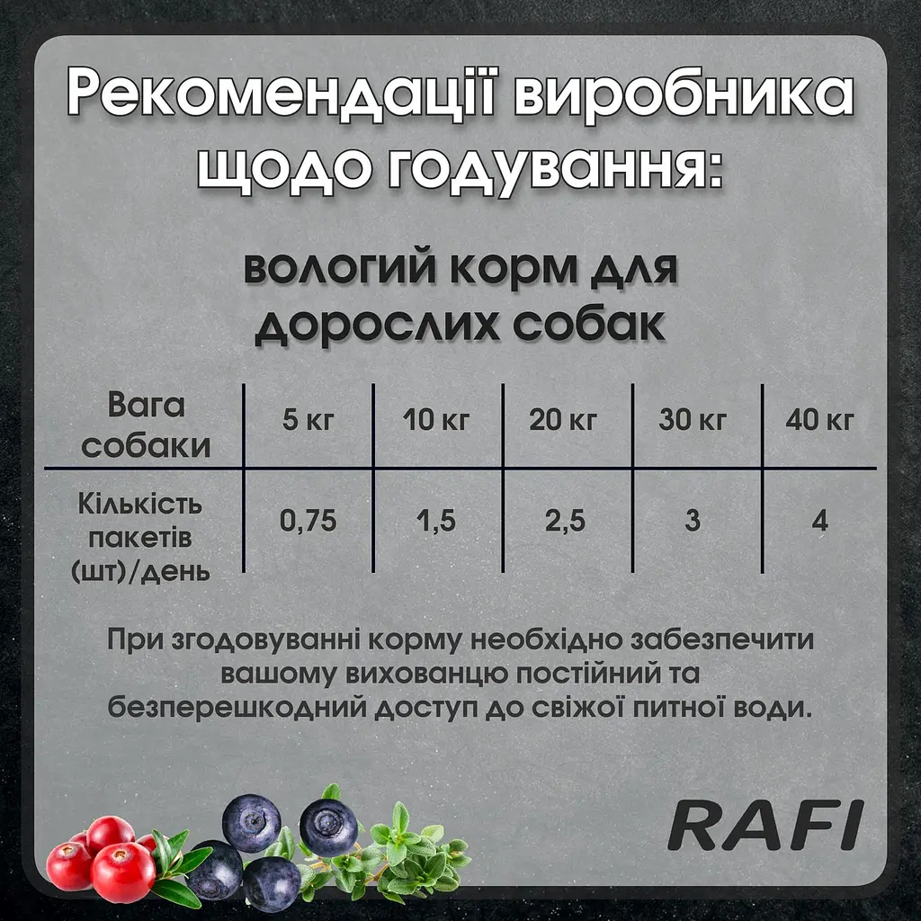 Вологий корм для собак Dolina Noteci Rafi з дичиною 500 г - фото 2