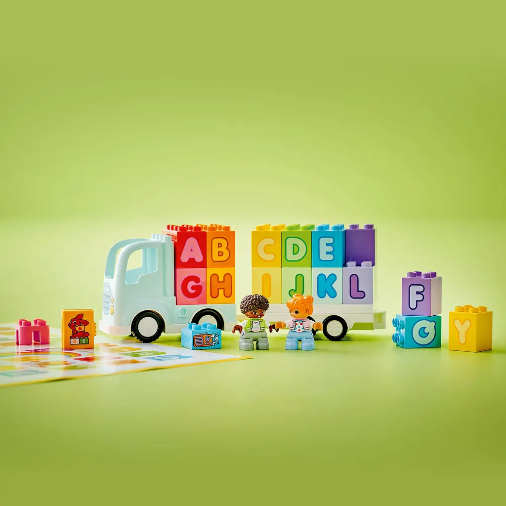 Конструктор LEGO DUPLO Вантажівка з абеткою 36 деталі (10421) - фото 5