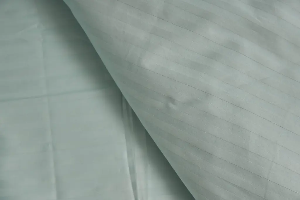Комплект постельного белья Moon&Star Детский 110x140 см наволочки 2x40x40 см Stripe Mint Satin Stripe - фото 8
