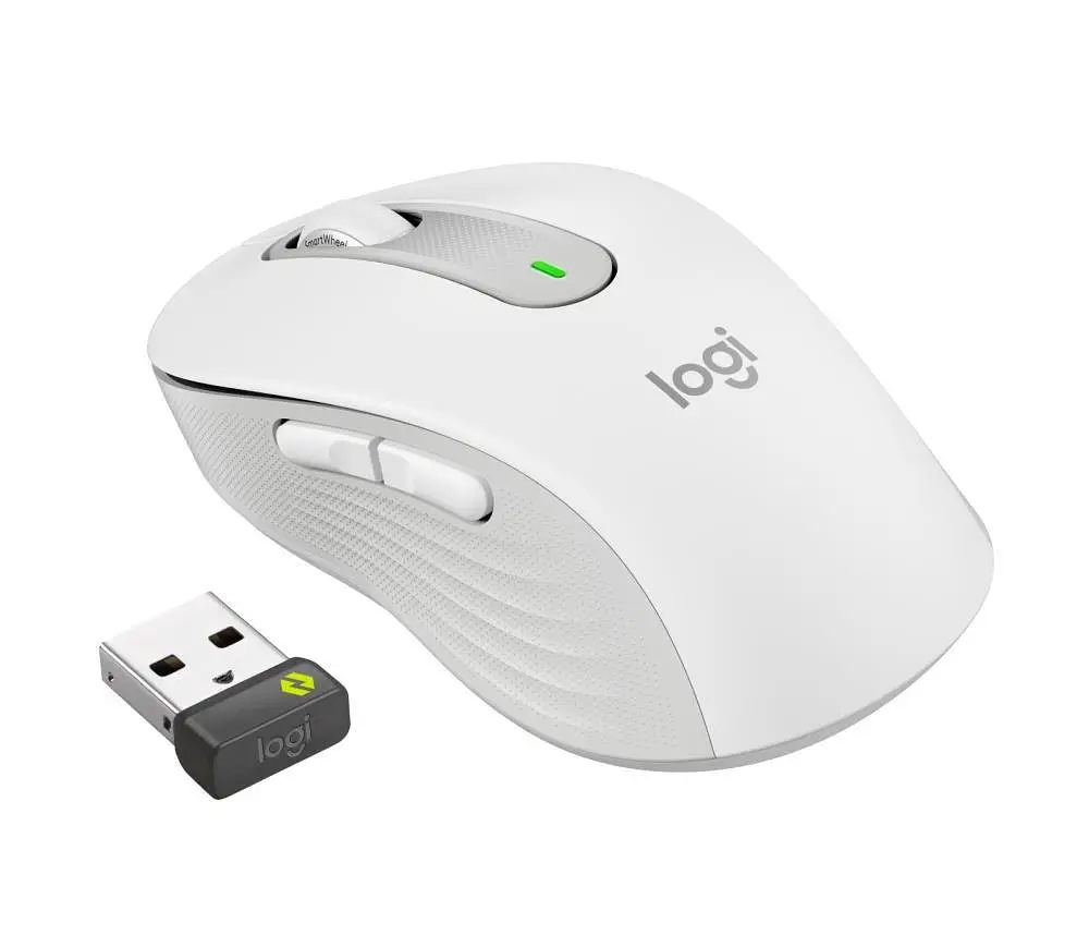Мышка беспроводная Logitech M650 Wireless for Business Off-White 910-006275 White - фото 2