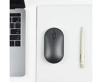Миша бездротова XiaomiMiiiW Air Dual Mode Wireless Mouse Silent Edition (MWWHM01) Black - фото 4