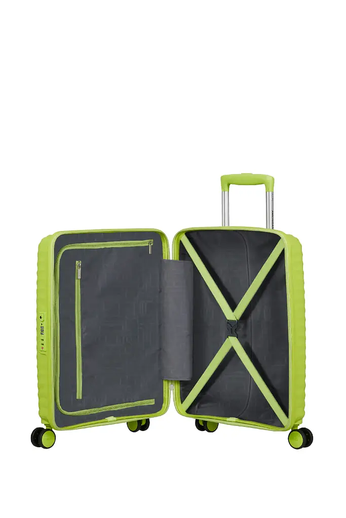 Валіза 55 American Tourister DIABLAST HYPER LIME 55x40x20 MK2*04001 - фото 2
