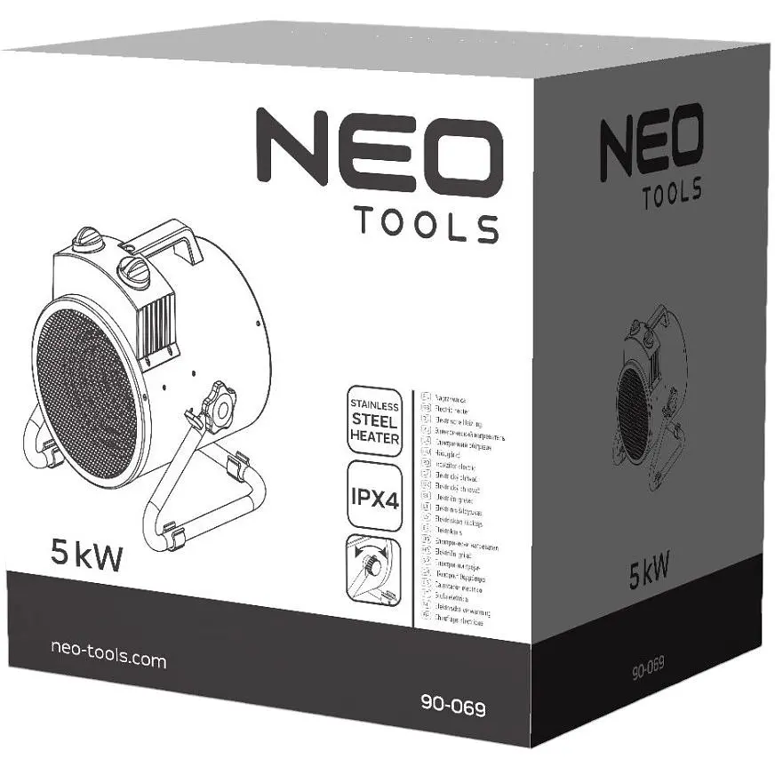 Нагрівач теплова гармата керамічний Neo Tools 90-069 - фото 4
