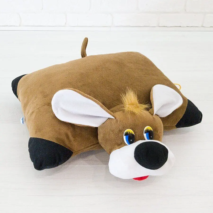 Подушка-трансформер собачка 37см - фото 4