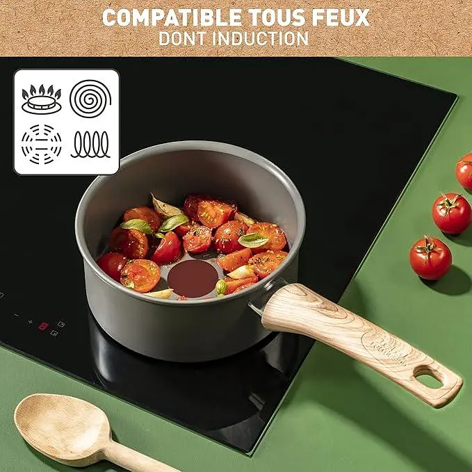 Сотейник Tefal Renew Eco Design 2 л. 18 см (C4252913) с керамическим антипригарным покрытием - фото 6