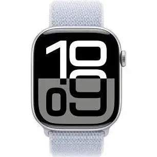 Смарт-часы Apple Watch Series 10 GPS 46 мм Silver Aluminum Case w. Blue Cloud Sport Loop (MWWN3) - фото 2