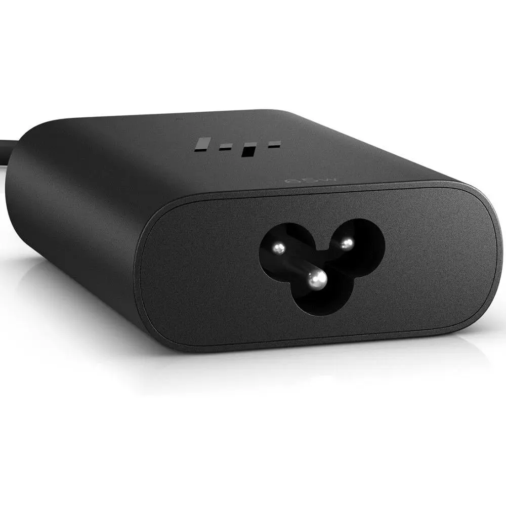 Адаптер живлення для ноутбука HP 65W GaN USB-C LC, чорний (600Q7AA) - фото 2