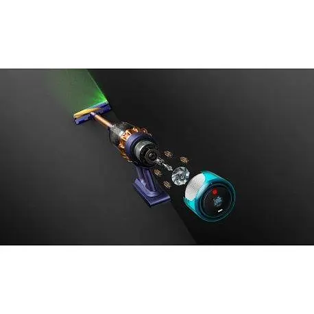 Пилосос 2 в 1 (Вертикальний + ручний) Dyson Gen5detect Absolute Midnight Blue/Copper (447002-01) - фото 5