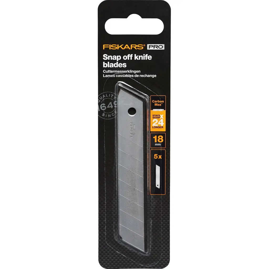 Змінні леза Fiskars Pro CarbonMax 18 мм 5 шт. (1027232) - фото 3