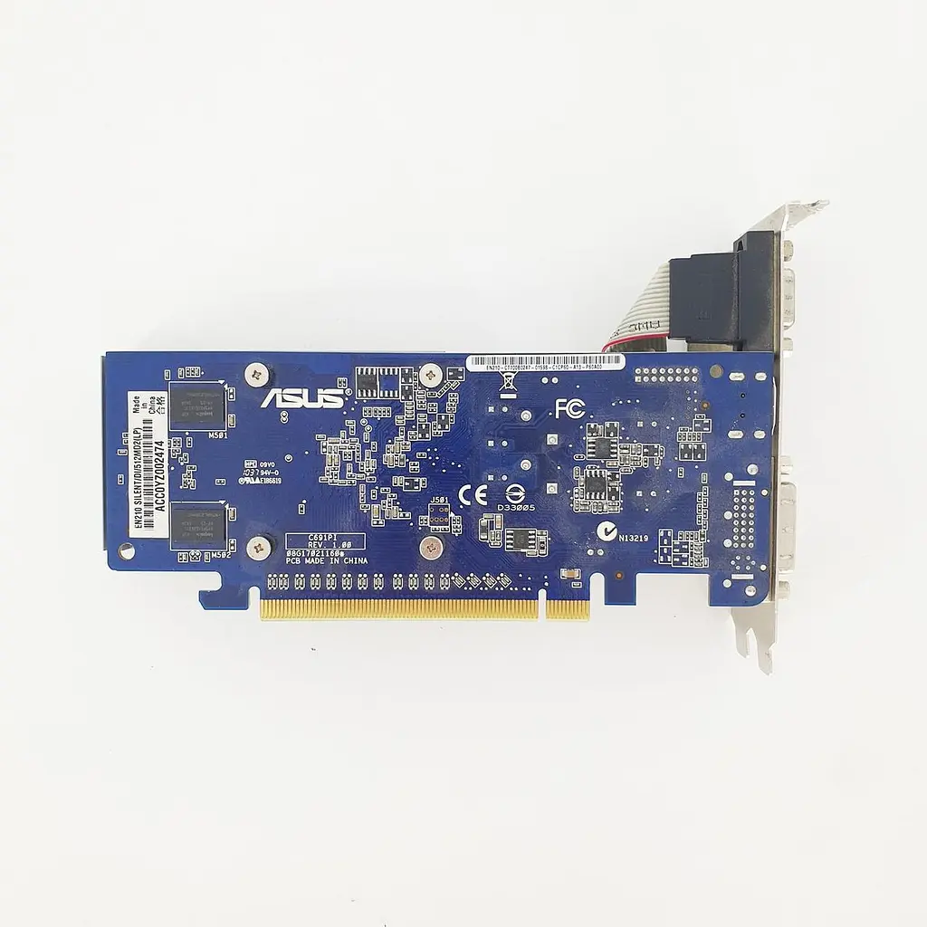 Видеокарта Asus GeForce EN210 512Mb (EN210 SILENT/DI/152MD2) Б/У - фото 2