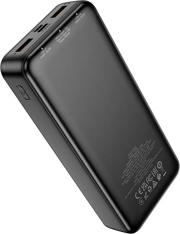 Портативний акумулятор Hoco J136A Sirui 22.5W+PD20W 20000mAh black - фото 3