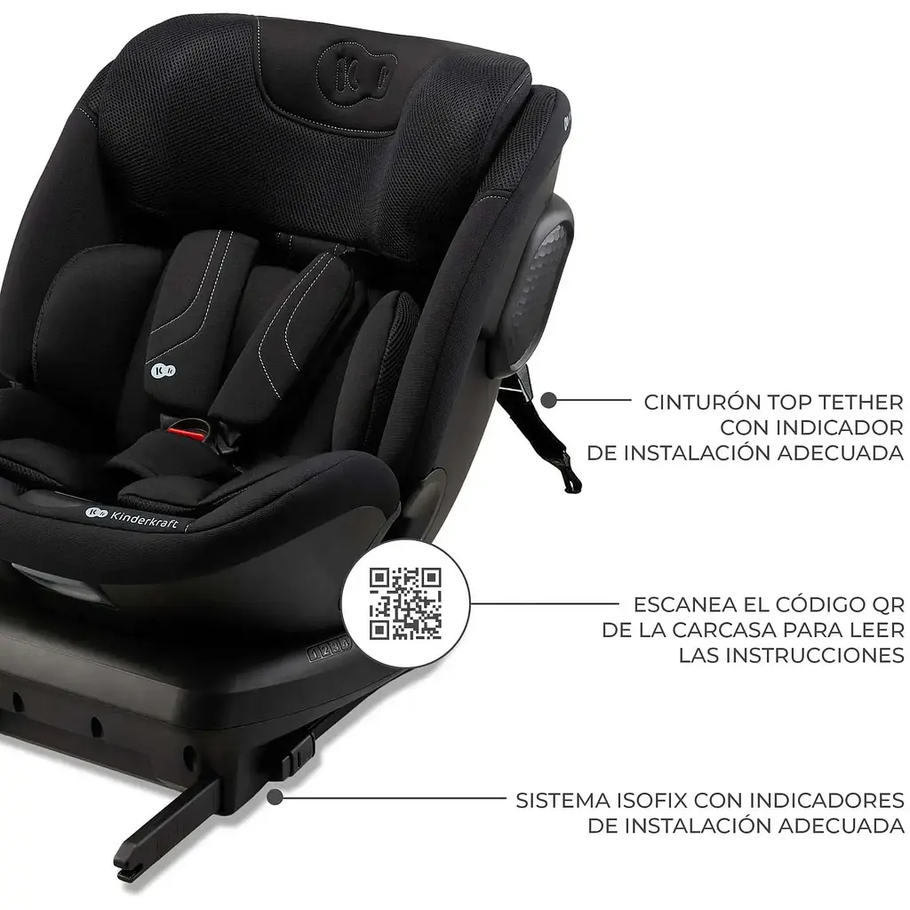 Автокресло Kinderkraft Xpedition 3 i-Size Black (KCXPED03BLK0000) - фото 17