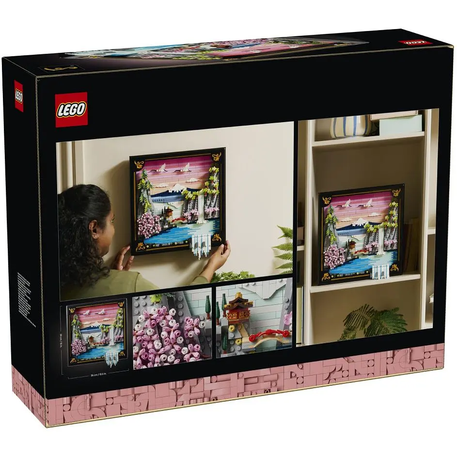 Конструктор LEGO Art Японский пейзаж с цветом сакуры 1892 детали (31218) - фото 8