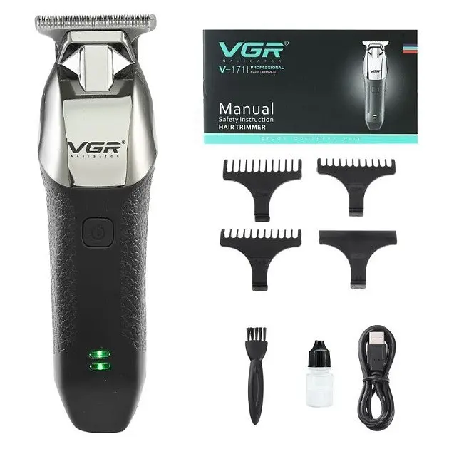 Машинка для стрижки волосся бездротова акумуляторна VGR V-171 - фото 6