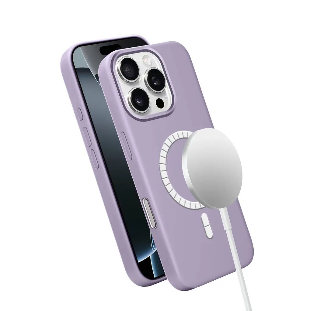 Чохол MAKE Apple iPhone 16 Pro Silicone Solo Lilac - фото 3