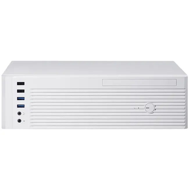 Корпус Chieftec UNI BE-10W-300 mATX , БЖ 300W, SLIM FF WHITE - фото 4