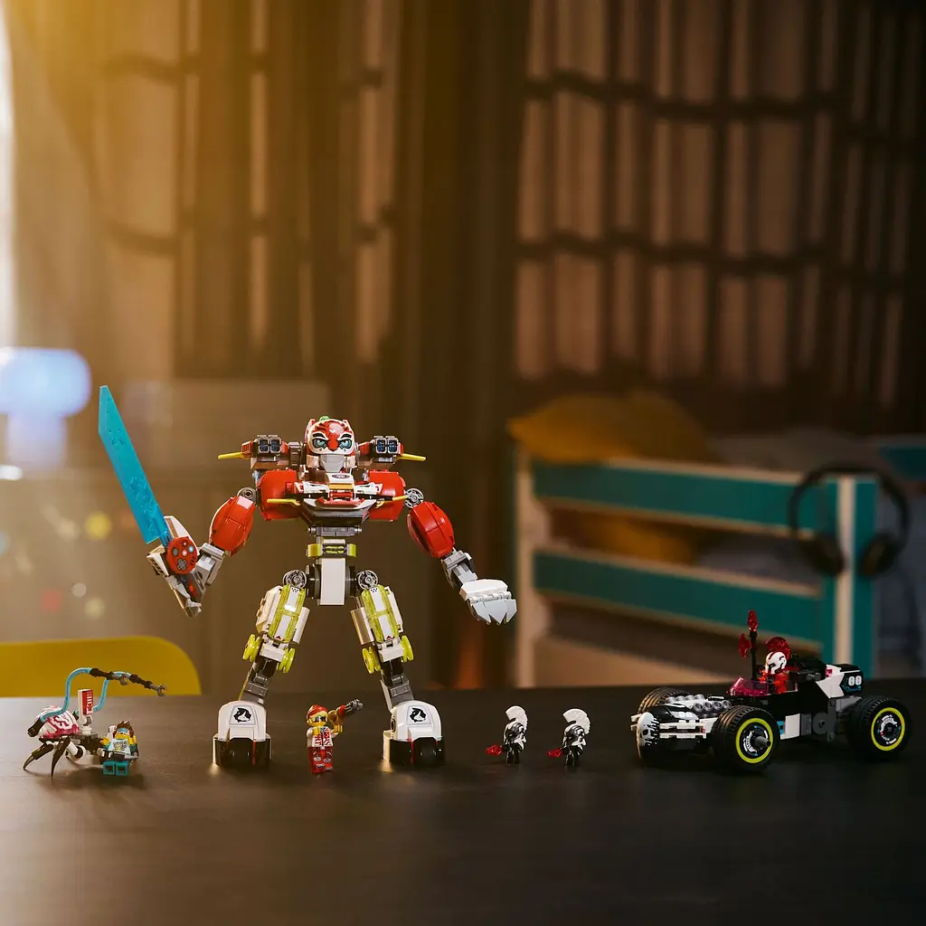 Конструктор LEGO DREAMZzz Робот-тигр Купера та Хот-род авто Зеро 1006 деталей (71497) - фото 5