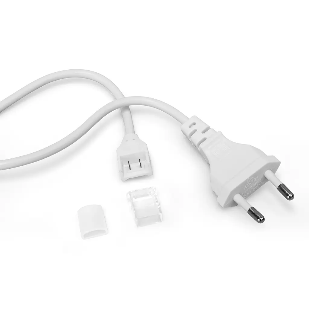 Конектор з вилкою + торцева заглушка для LED стрічки VIDEX VL-LST-CB65-FC06 VIDEX (29165-000)