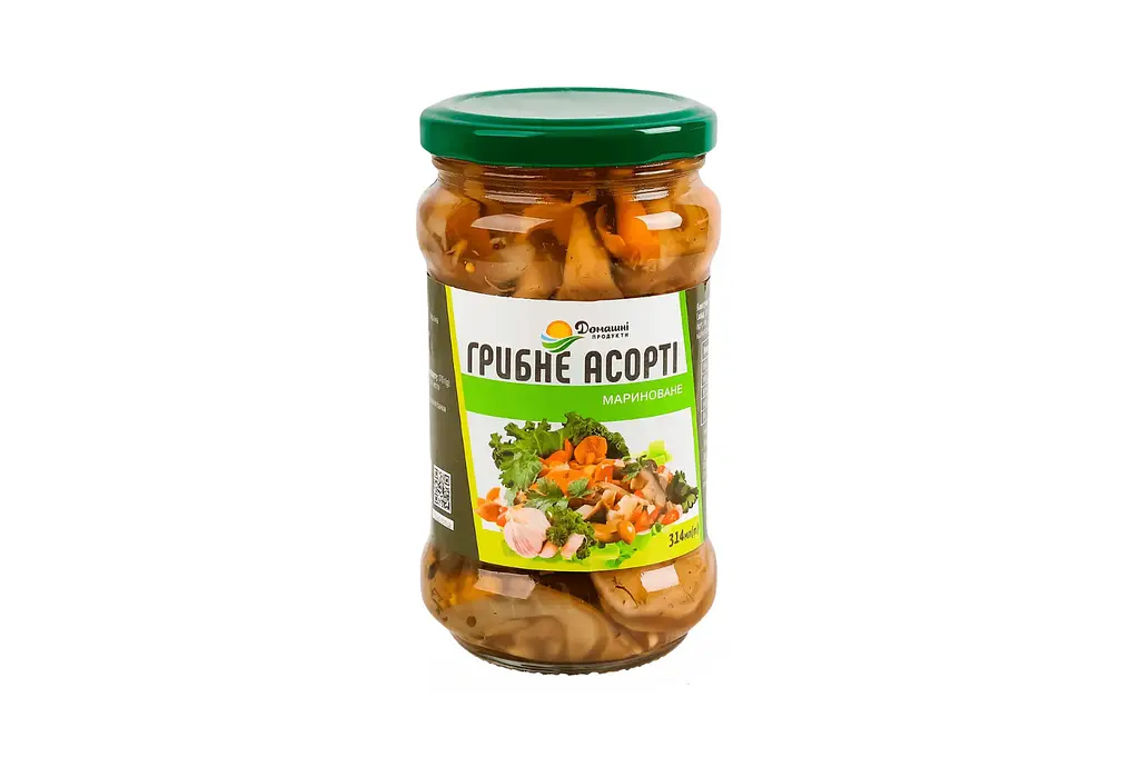 Грибне асорті ТМ "Домашні продукти", 280 г
