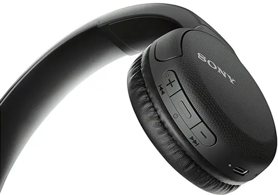 Навушники Sony WH-CH510 On-ear Wireless Mic Black (WHCH510B.CE7) - фото 5