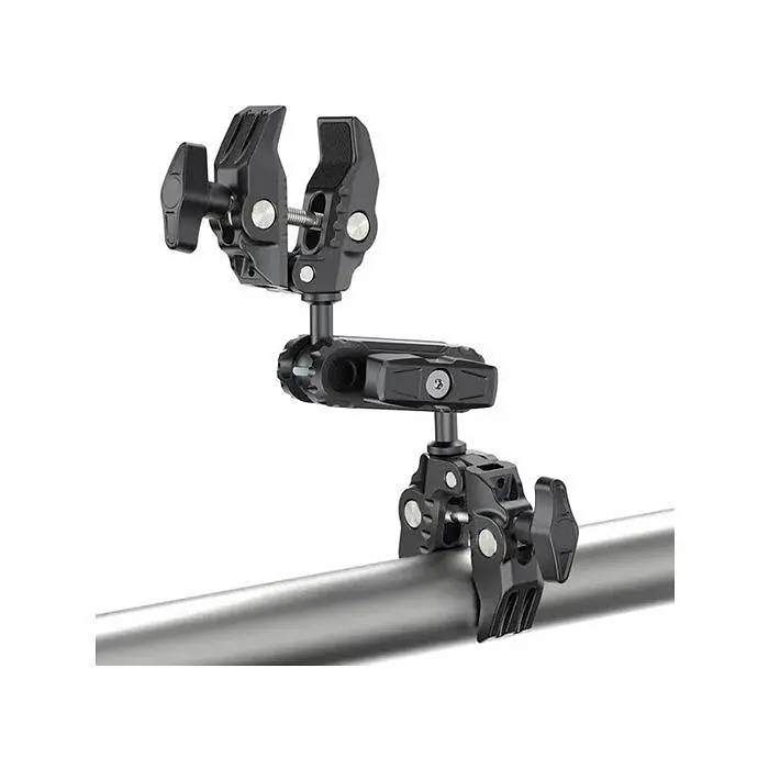 Шарнірний кріплення Ulanzi CO17 Super Clamp With Dual Ballhead Magic Arm UV-C046GBB1 CO17 Black - фото 4