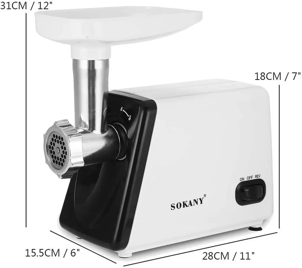 М'ясорубка Sokany SK-312 - фото 3