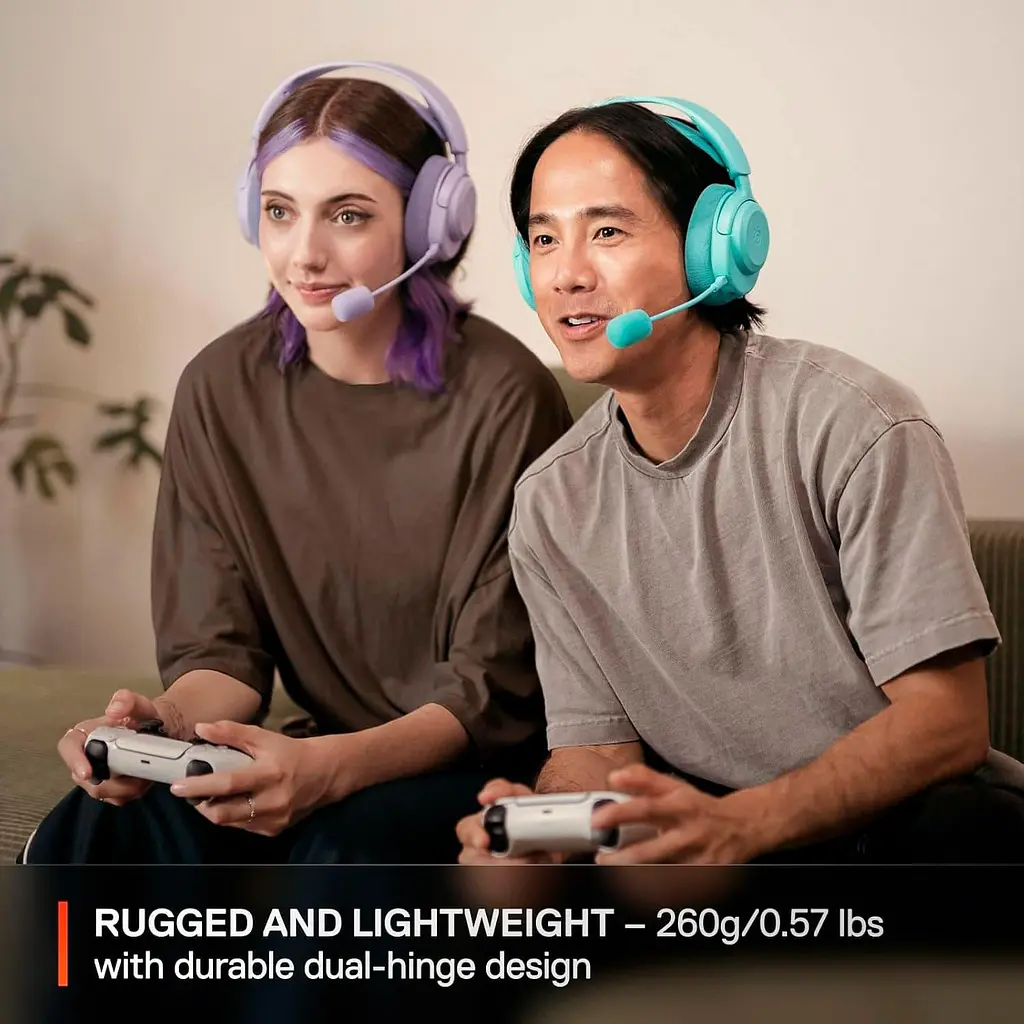 Ігрова гарнітура SteelSeries Arctis Nova 3P Wireless MultiPlatform Aqua (61688) - фото 9