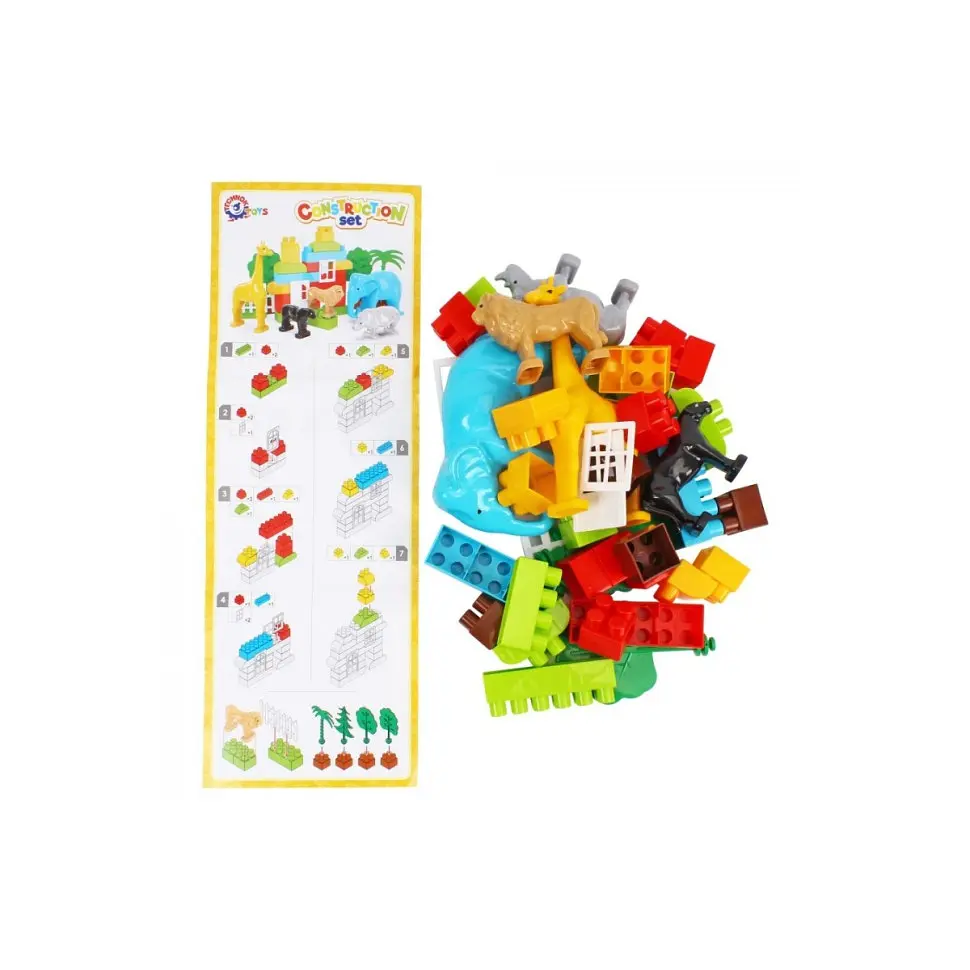 Ігровий набір конструктор Дикі тварини Африки ТехноК 0334TXK 40 деталей - фото 4