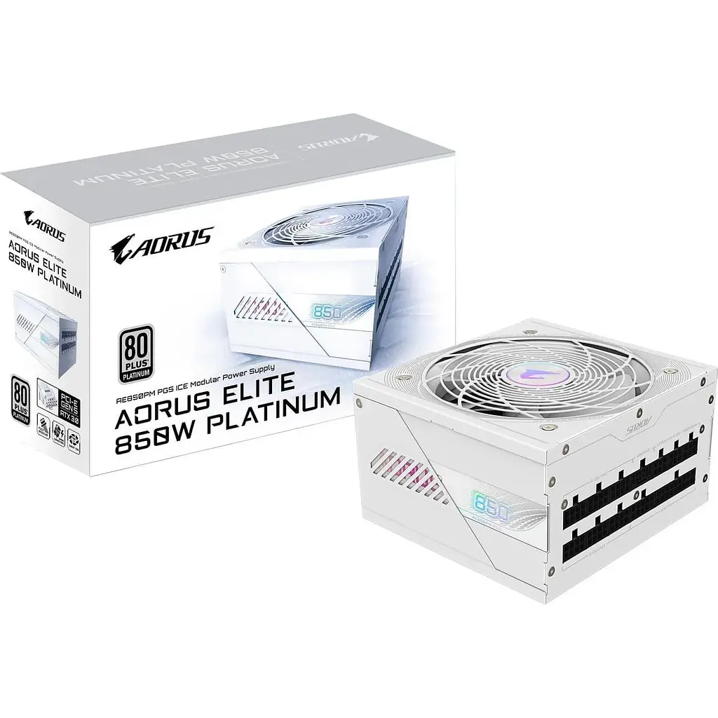 Блок питания Gigabyte 850W ATX 3.1 GP-AE850PM PG5 ICE (GP-AE850PM PG5 ICE) - фото 7