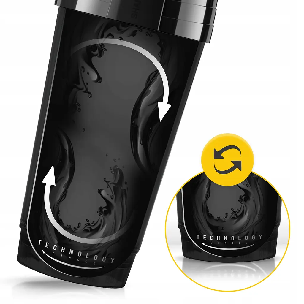 Шейкер спортивний 4FIZJO Ultra 700 мл Black/Gold (P-5905973407038) - фото 8