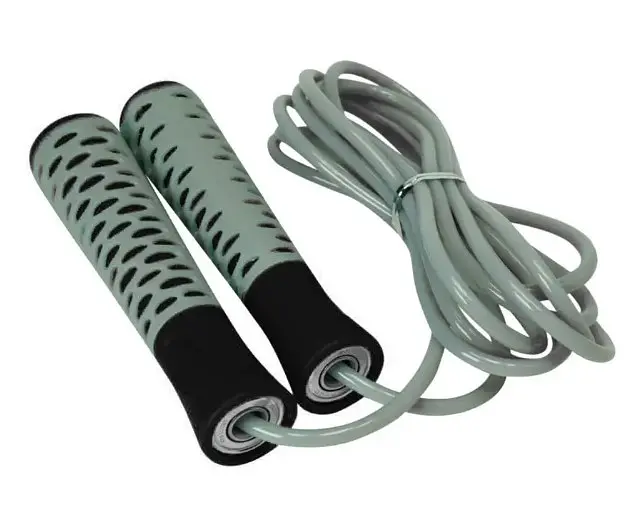 Скакалка PowerPlay 4206 Jump Rope PRO+ Серо-черная 2,75 м (PP_4206_Grey/Black) - фото 3