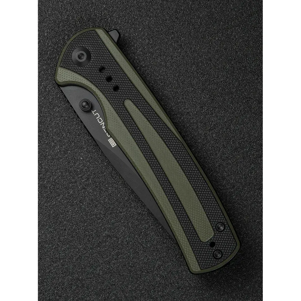 Ніж Sencut Regnator, Black/Green G10, Black Stonewash (S24057-2) - фото 11