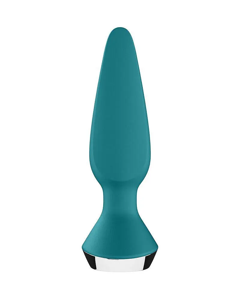 Анальна смарт-вібропробка Satisfyer Plug-ilicious 1, Зелений - фото 5