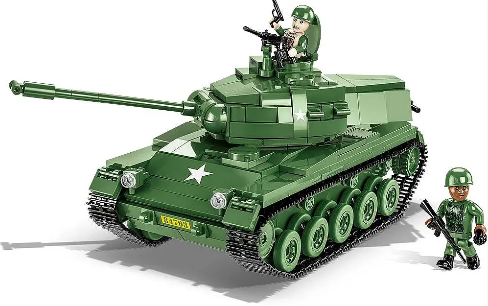 Конструктор COBI M41A3 Walker Bulldog — Американский танк 625 деталей. - фото 2