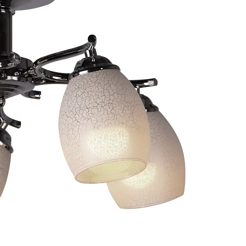 Люстра потолочная Brille классическая E14 40W CH (LK-220C/5) - фото 3