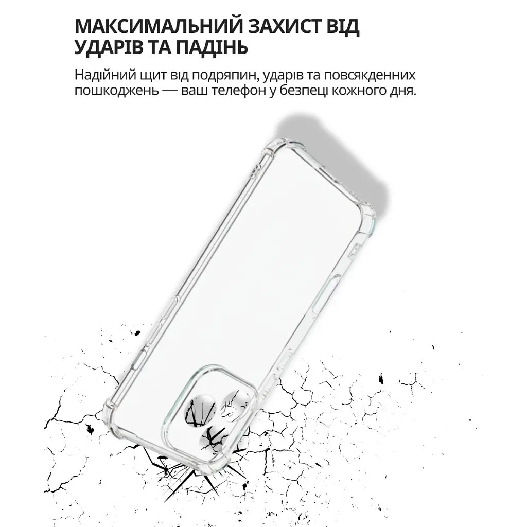 Чохол до мобільного телефона BeCover Anti-Shock Honor 400 Lite Clear (714711) - фото 4