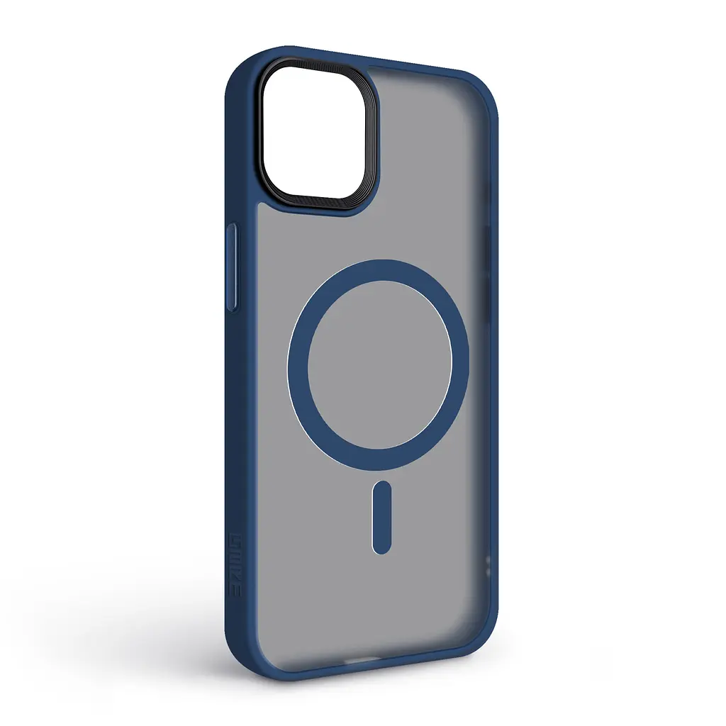 Чехол для Apple iPhone 15 Plus, Uniq MagCase, синий, противоударный, панель-накладка с магсейф, ударопрочный TPU+PC, с магнитом MagSafe, поддержка полноценной беспроводной зарядки, ArmorStandart (ARM75301) - фото 2