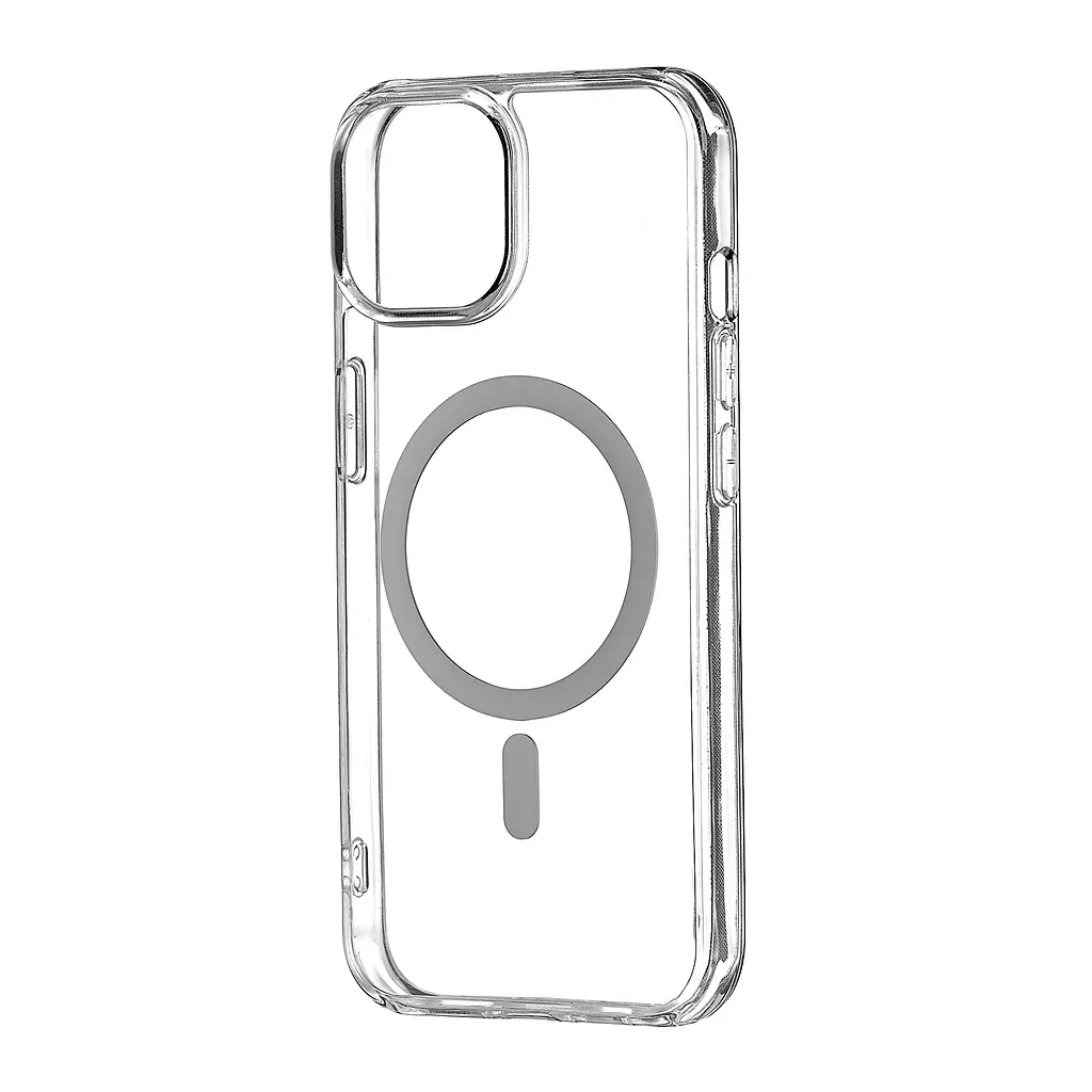 Чохол Silicone Clear Case with MagSafe iPhone 15 Transparent