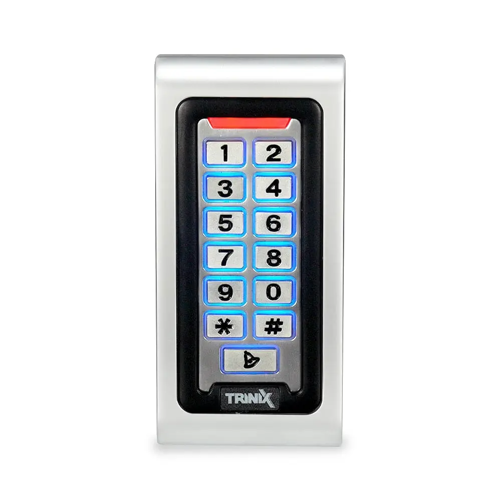 Клавіатура з контролером і зчитувачем Mifare Trinix TRK-800WM антивандальна водонепроникна (71-00015) - фото 8