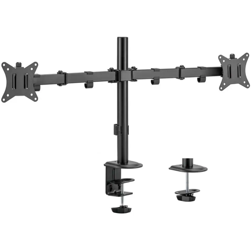 Кронштейн настільний для двох моніторів 17-32 дюйми OfficePro OPSMA-102 Black - фото 3