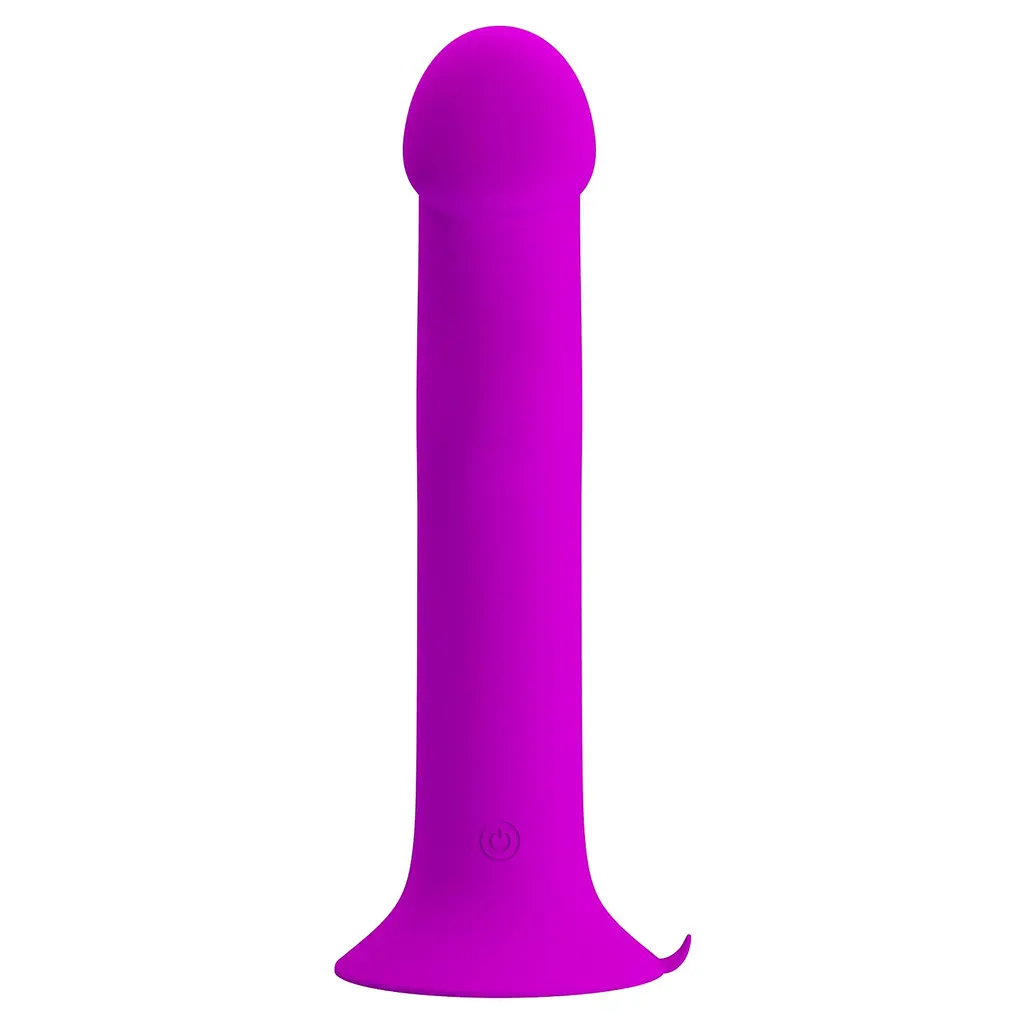 Фалоімітатор Pretty Love Murray Dildo with Vibration 19 см фіолетовий - фото 3