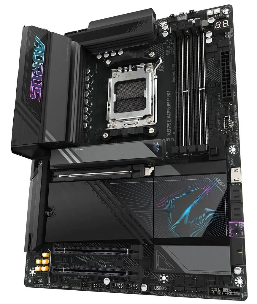 Материнська плата Gigabyte X870E AORUS PRO (X870E AORUS PRO) (Socket AM5, AMD X870E, ATX) - фото 2