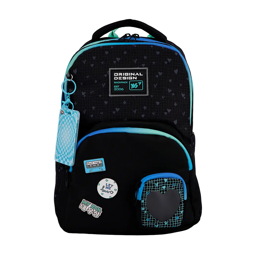 Рюкзак шкільний YES TS-57 Hearty 43х29х13 см Чорний (550031) - фото 2